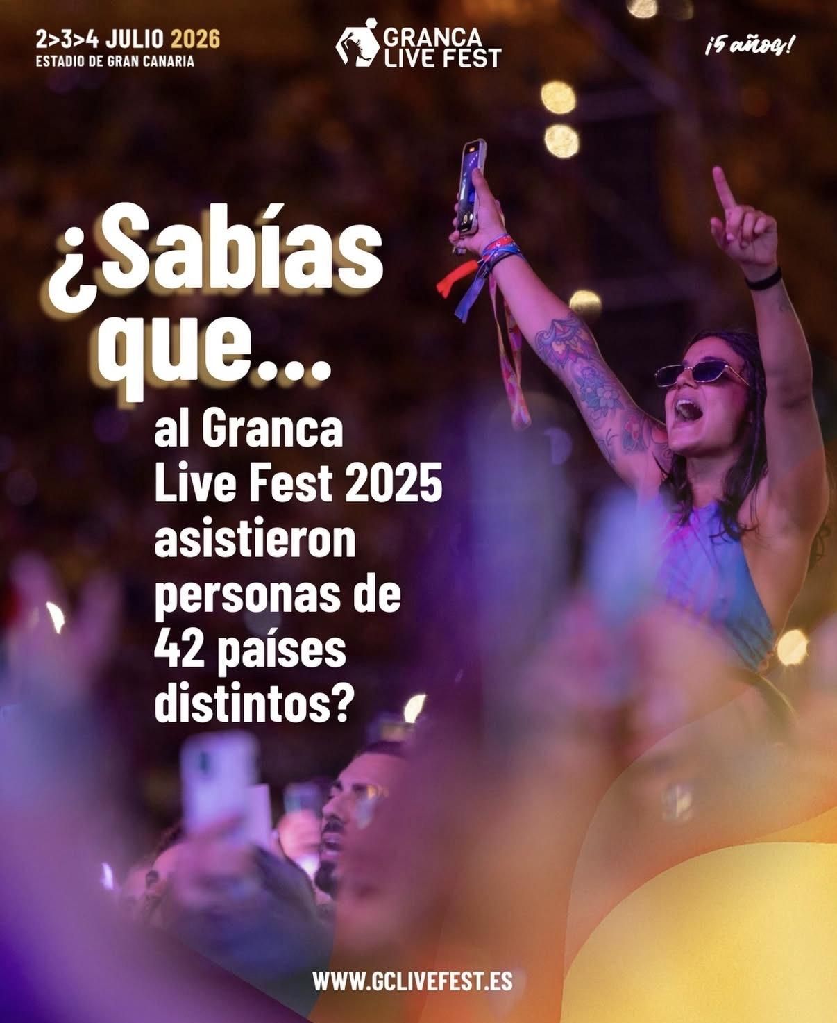 Imagen promocional de Granca Live Fest.
