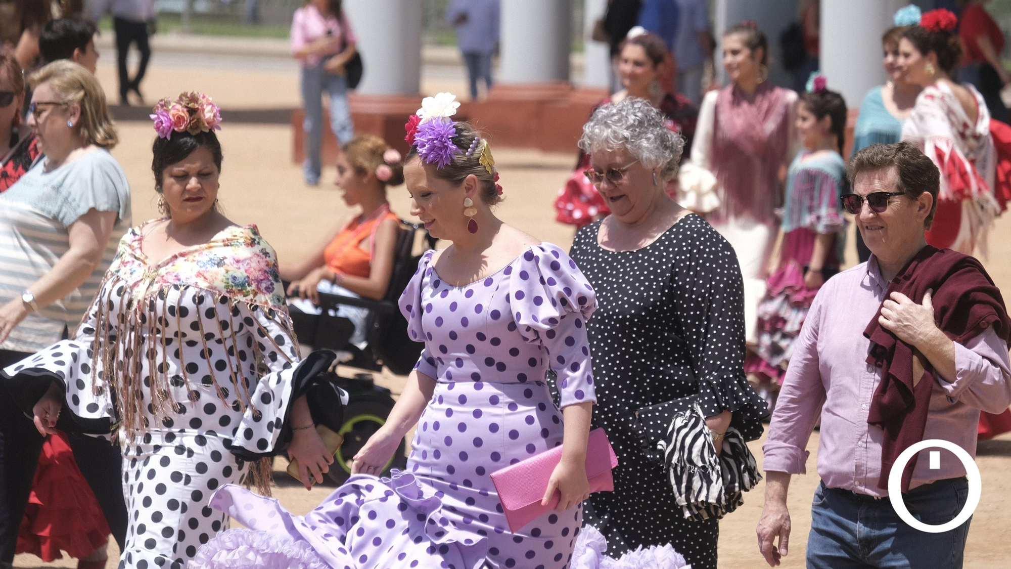 Ambiente de jueves en la feria de Córdoba.