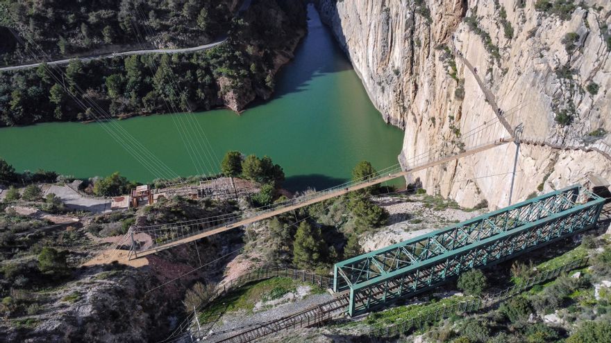 El Caminito del Rey se ampliará y tendrá el mayor puente colgante peatonal de España