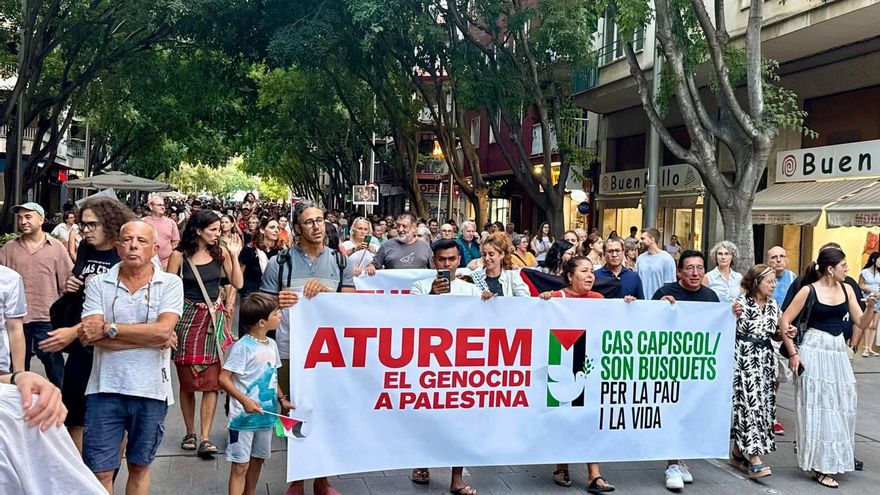 Mallorca se moviliza para exigir el fin del genocidio en Palestina: "La Unión Europea es cómplice"