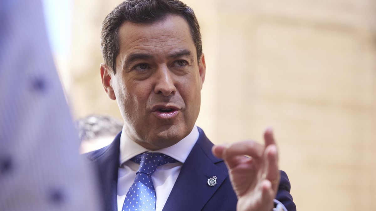 El presidente de la Junta de Andalucía, Juanma Moreno