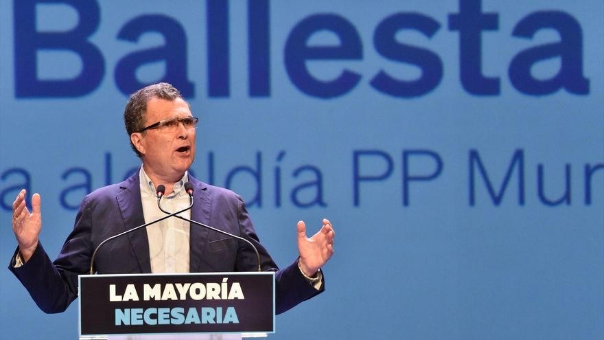 EuropaPress 5214646 candidato partido popular alcaldia murcia jose ballesta interviene mitin