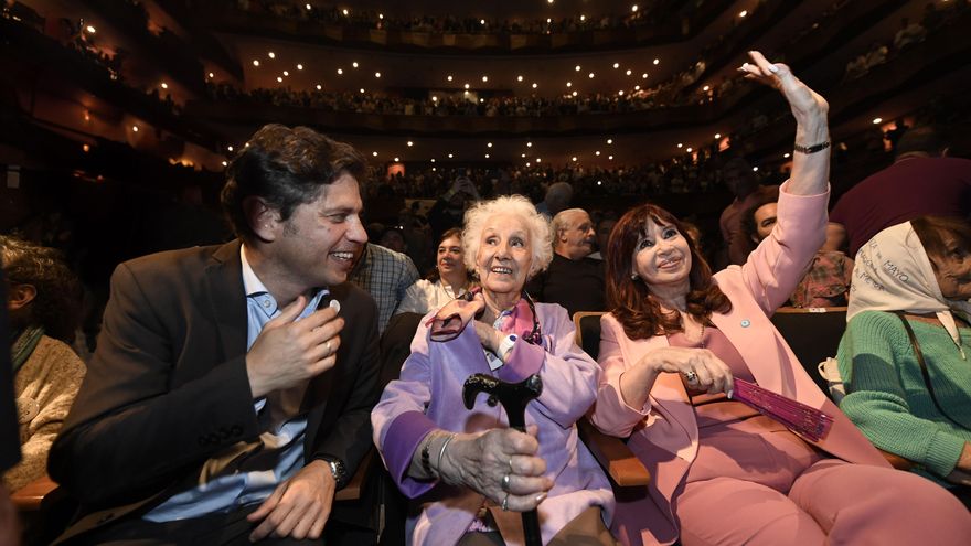 Estela de Carlotto habló de la "frialdad" entre Cristina y Kicillof: "No se hablaban, son como chicos"