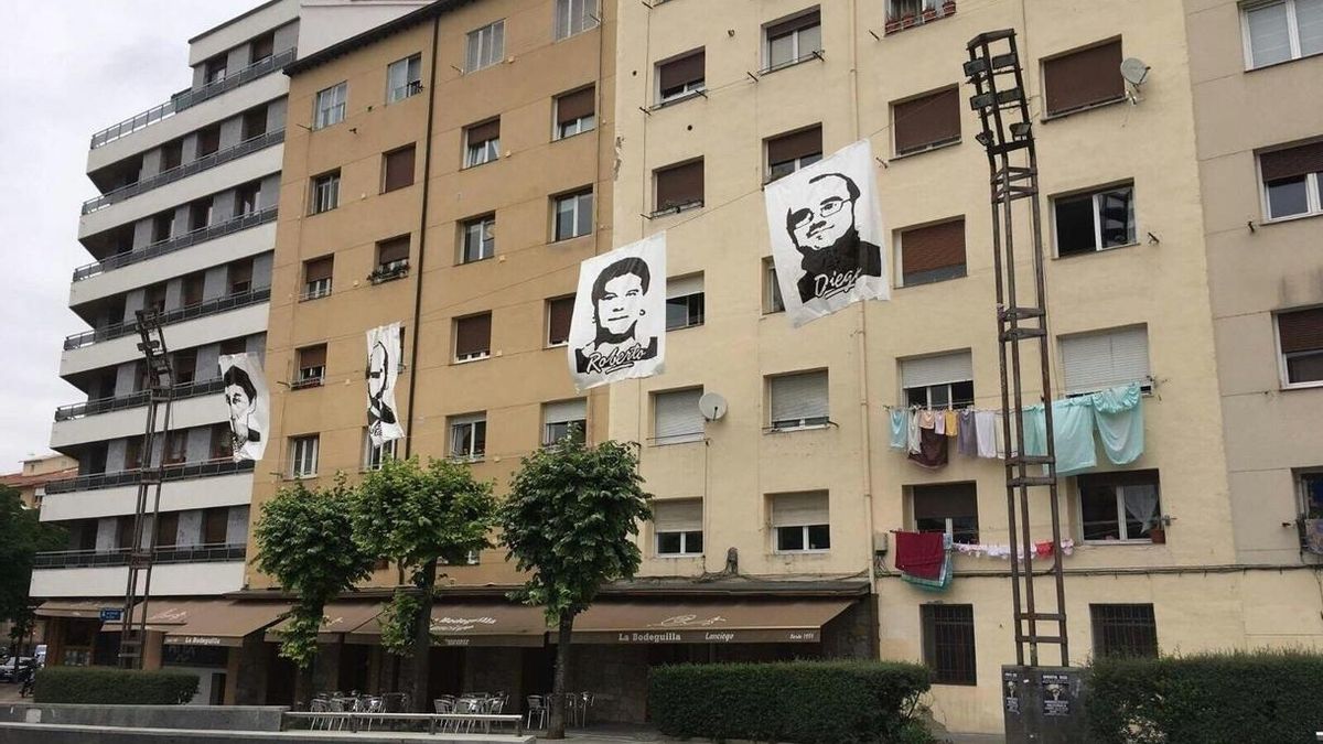 Covite exige la retirada inmediata de un cartel en Vitoria "en honor" al asesino de Fernando Buesa