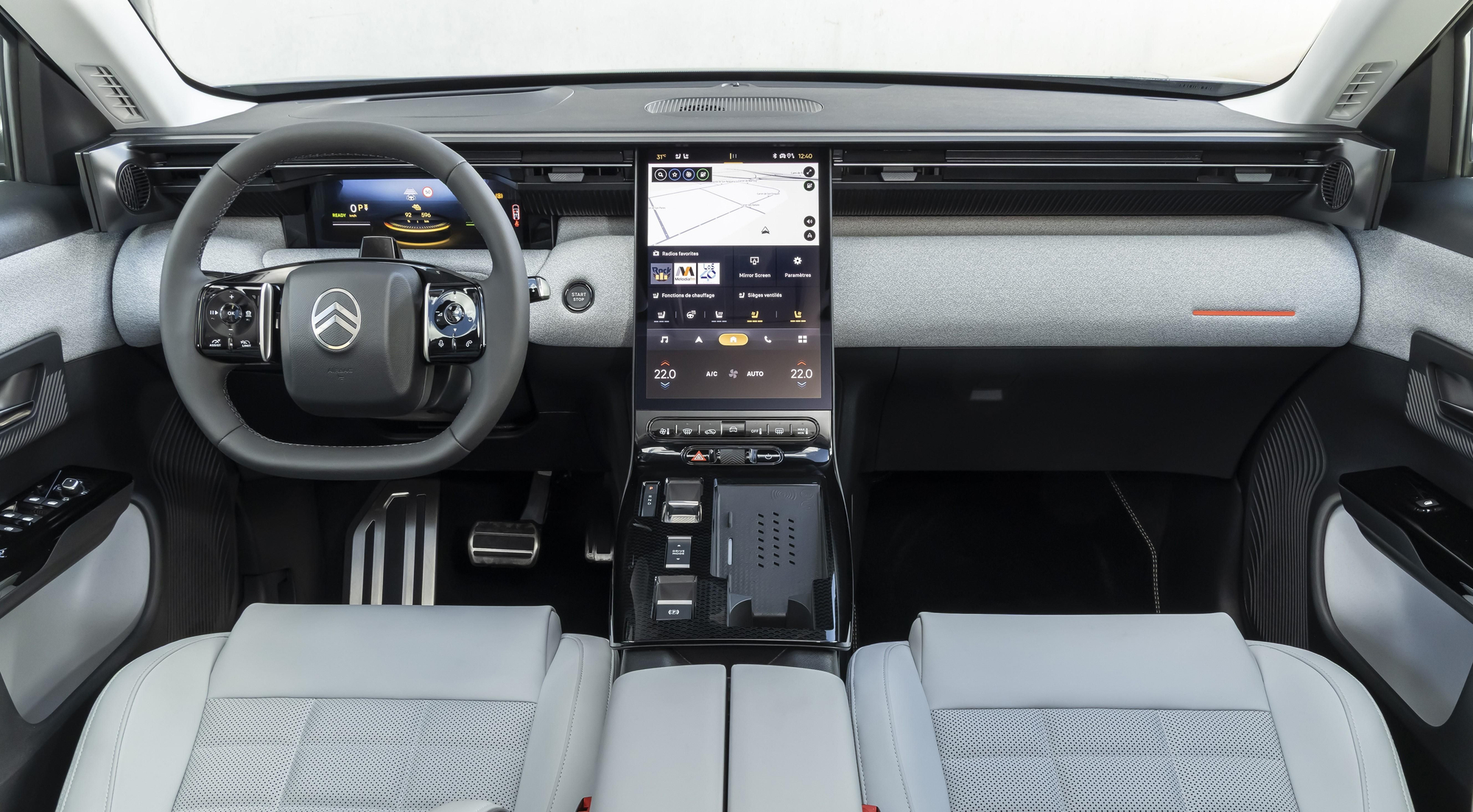El interior del C5 Aircross busca ofrecer una atmósfera acogedora.