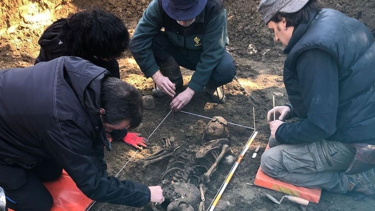 Encontrados en Olabe los restos de un evadido de la prisión del fuerte del monte Ezkaba