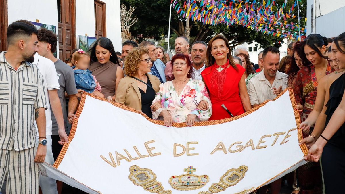 Juana Jesús Sosa, una vecina de 'bandera' para las fiestas de San Pedro en el Valle de Agaete