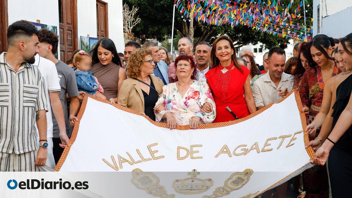 Juana Jesús Sosa, una vecina de 'bandera' para las fiestas de San Pedro en el Valle de Agaete
