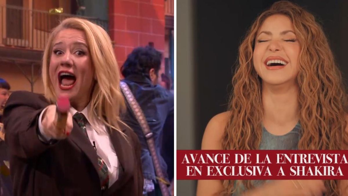 Henar Álvarez y Shakira, en 'Al cielo con ella' de RTVE