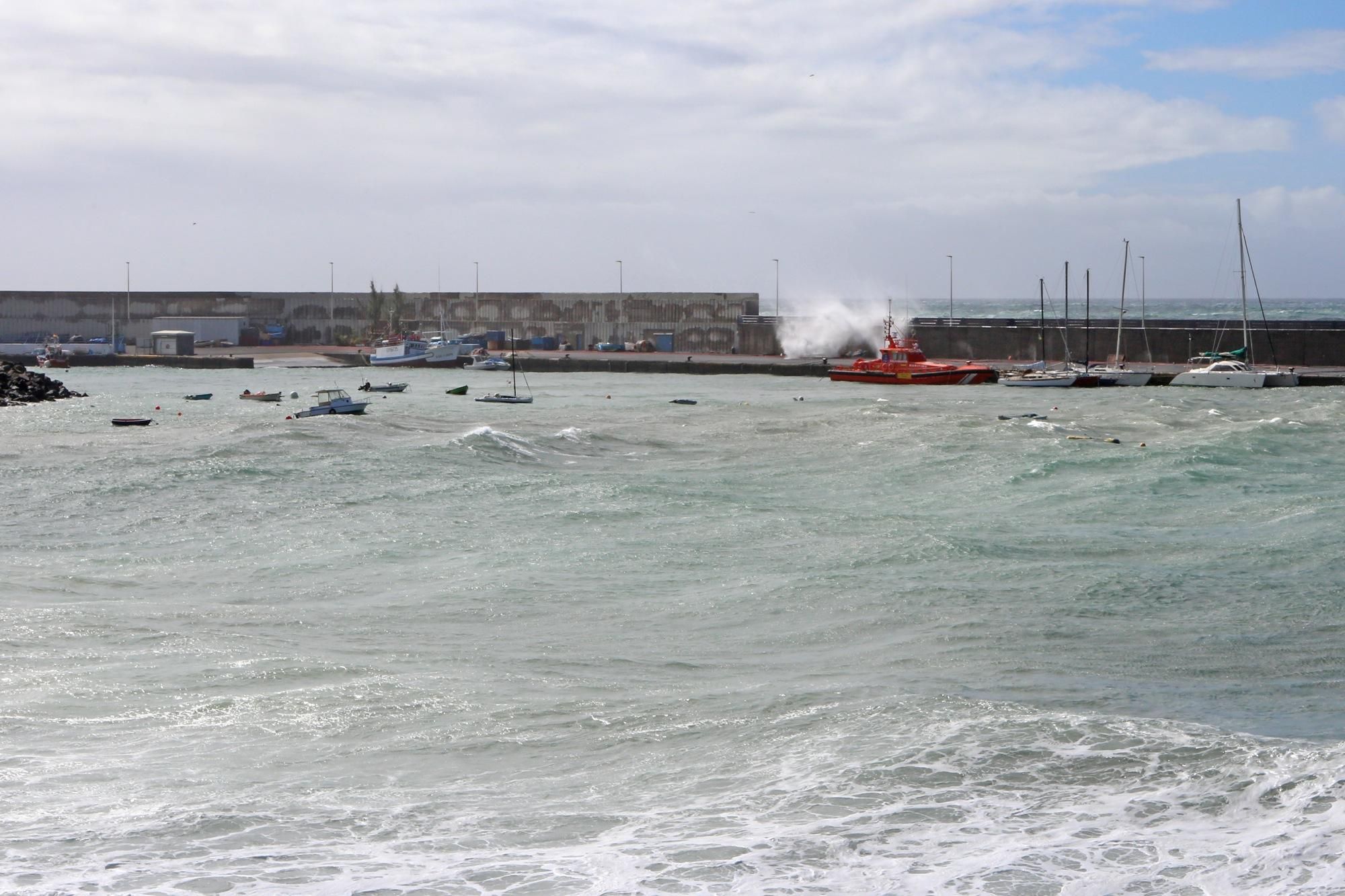 Temporal en Arguineguín