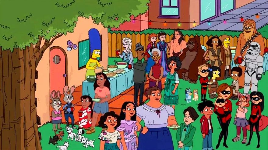 'Los Simpson' amplían la familia en un 'crossover' multitudinario de Disney+ por el Día de la Madre en EE.UU.