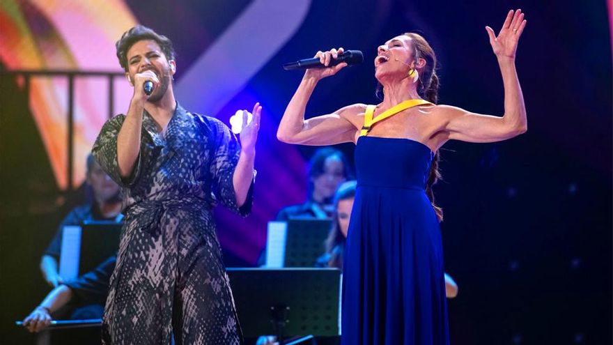 'Dúos increíbles' encumbró a Ana Belén y Agoney por su aplaudida versión de 'Eloise'