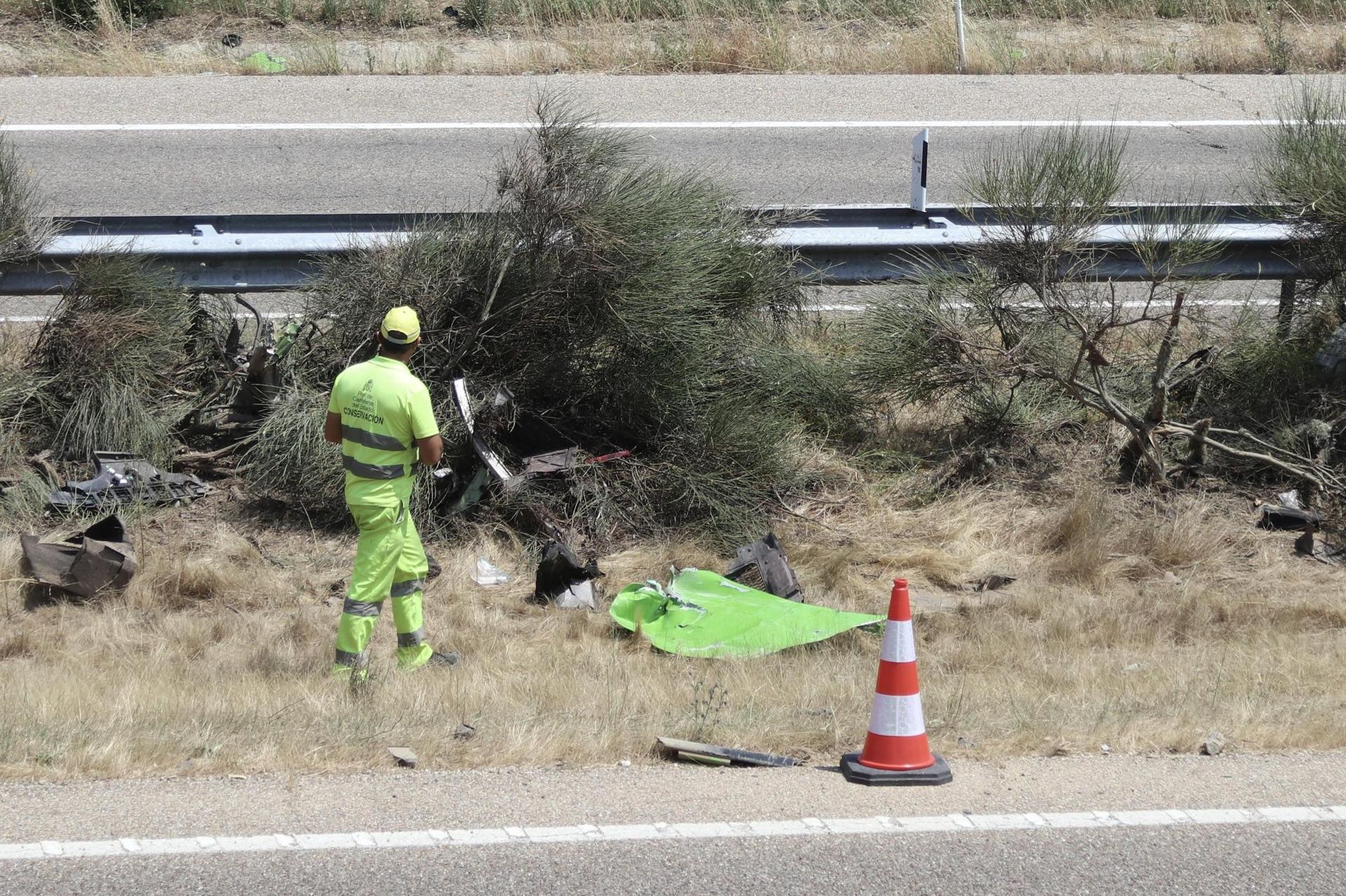 Vista del lugar del accidente