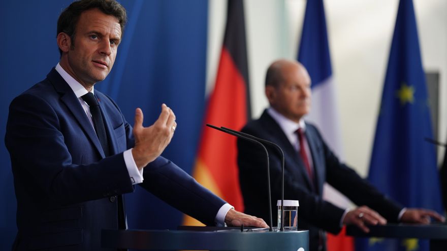 Scholz y Macron piden cese al fuego para poder impulsar negociaciones EFE/EPA/CLEMENS BILAN