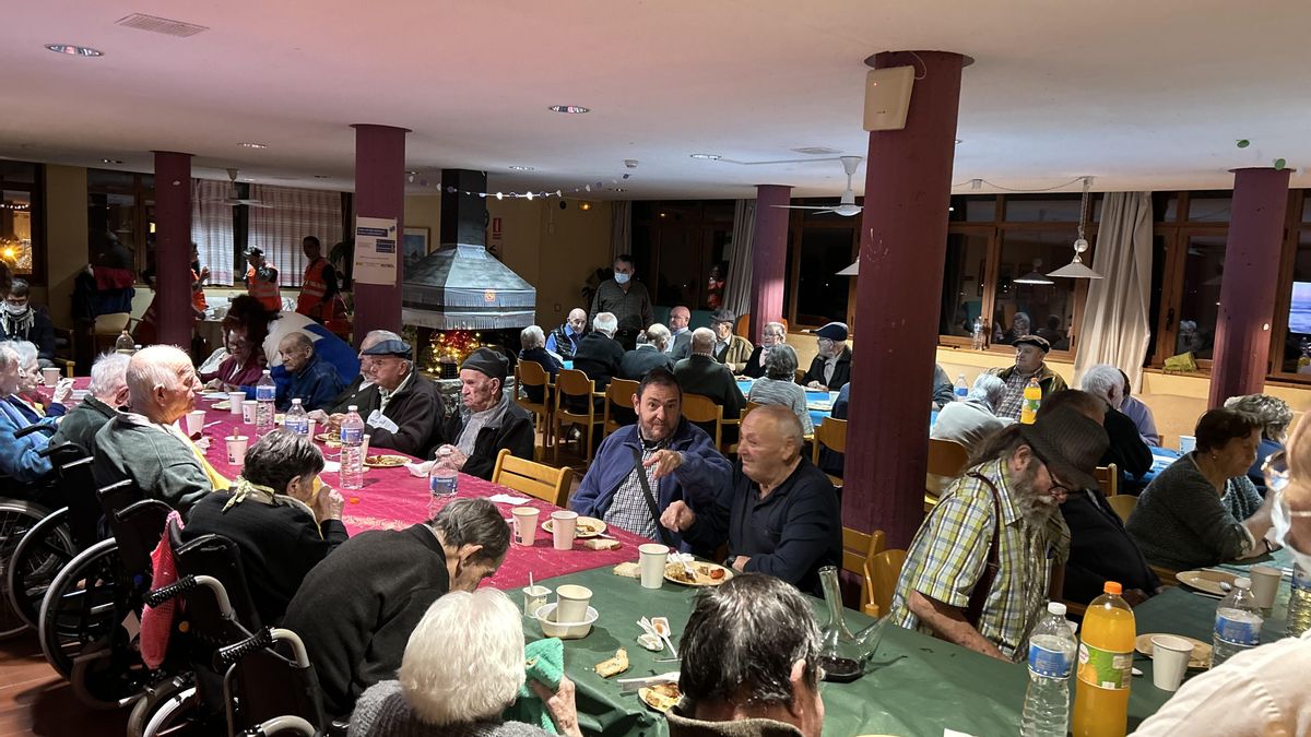 El comedor de la residencia 'La Solana'