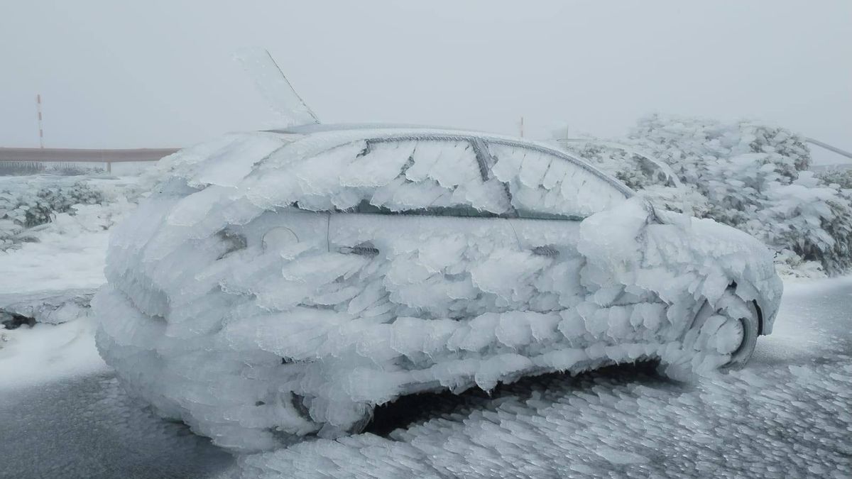 Estampa siberiana en El Roque de los Muchachos