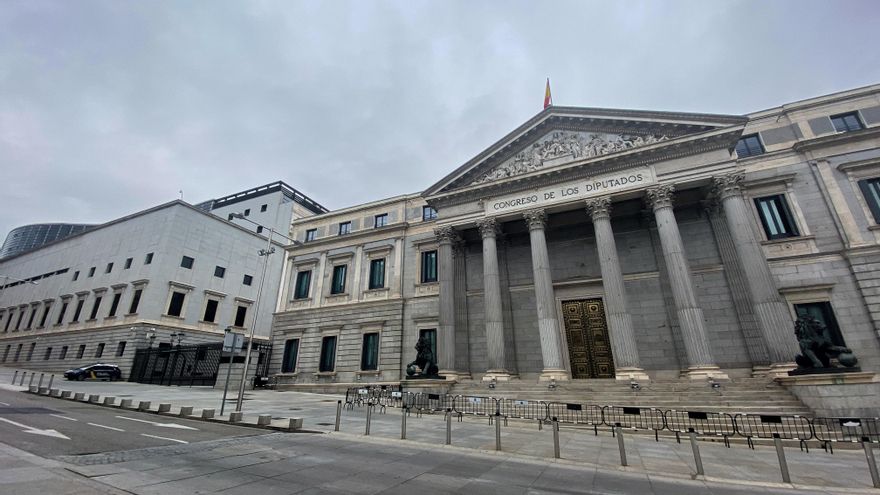 Archivo - Fachada del Congreso de los Diputados