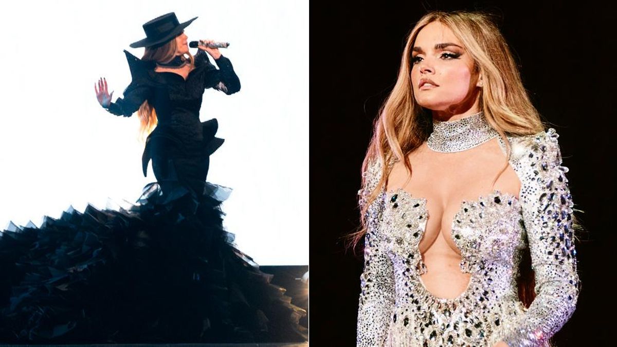 Melody en su primer ensayo en Eurovisión 2025