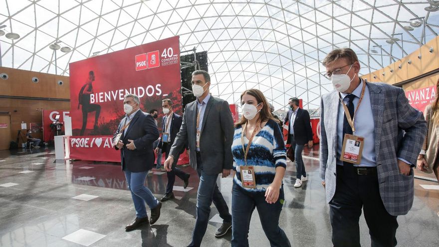 El PSOE escenifica la paz con Ximo Puig cuatro años después del cónclave de la discordia