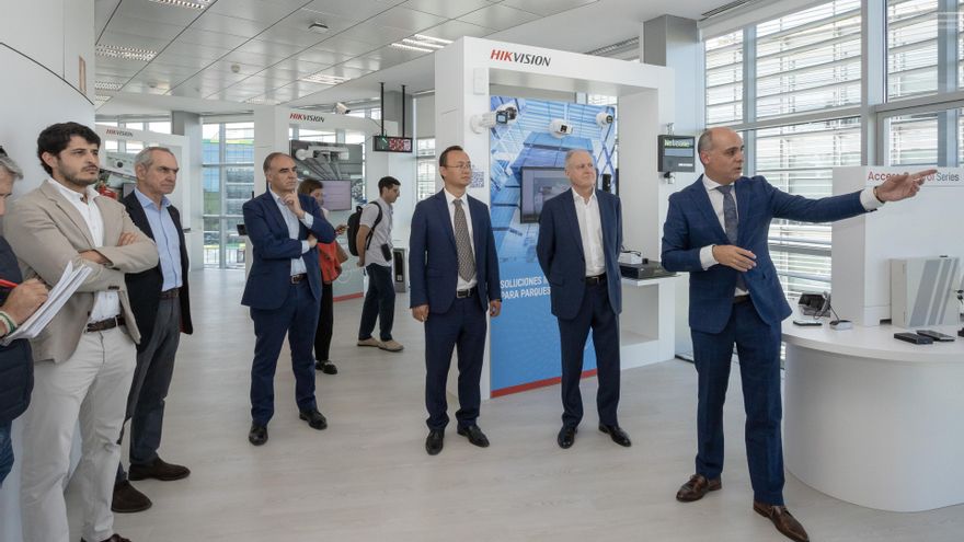 Inauguración del hub tecnológico de Hikvision en la Torre Xtela del PCTCAN