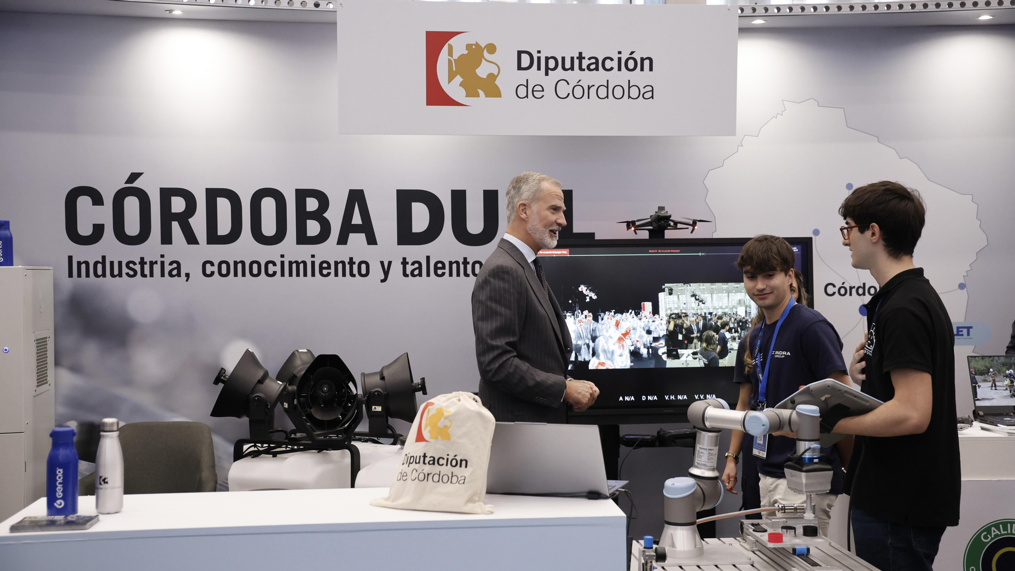 El Rey Felipe VI asiste a la jornada de clausura del Foro Indudef