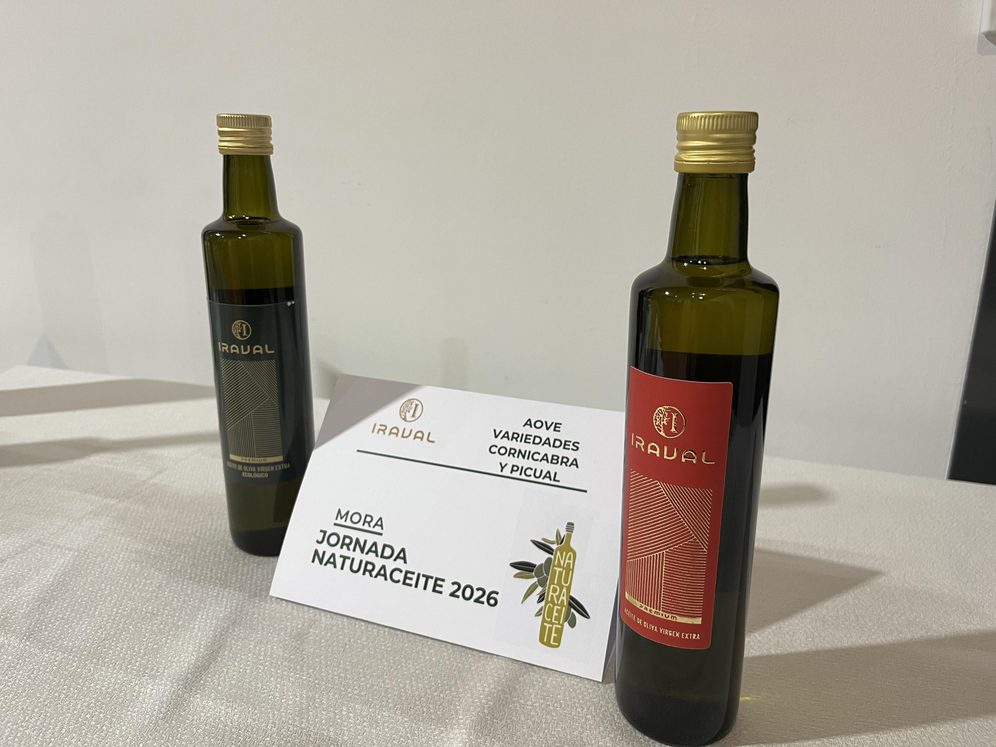 Aceite de oliva de Iraval, degustado en NaturAceite 2026