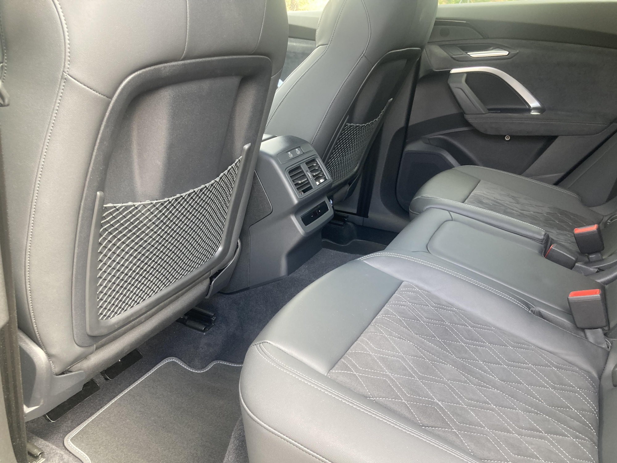 Detalle de las plazas traseras del Audi Q5 Sportback.