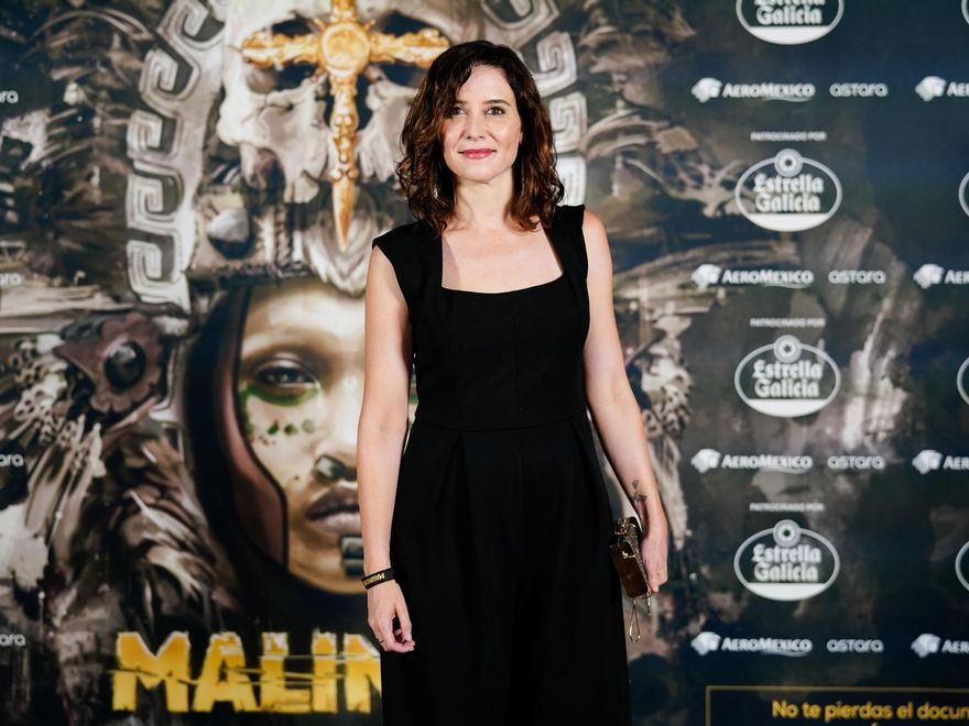 Díaz Ayuso, en el estreno de Malinche en septiembre de 2022