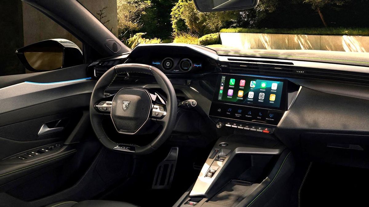 Aspecto del característico 'i-cockpit' de Peugeot.