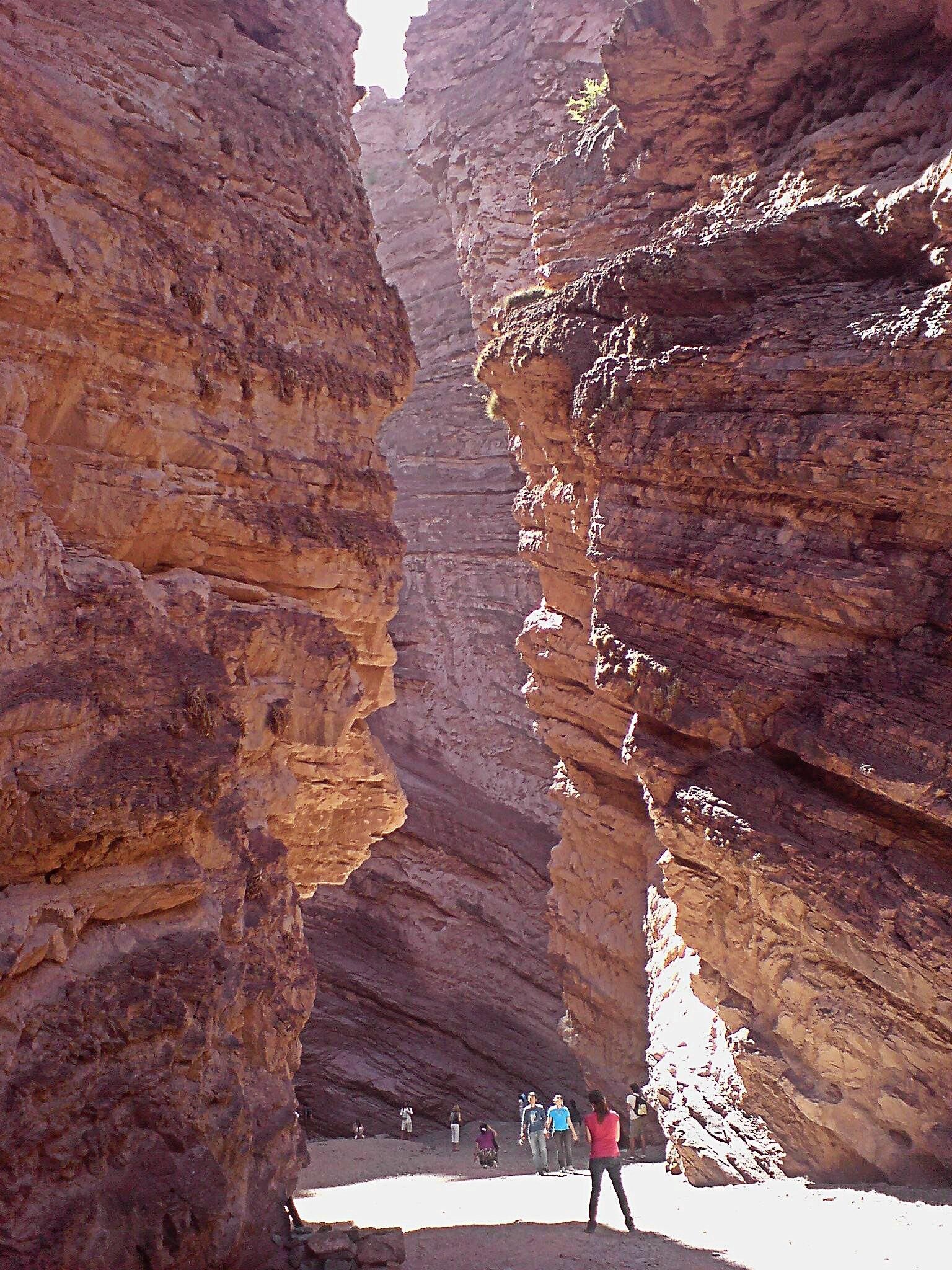 Entrada al Anfiteatro, en la Quebrada de Las Conchas.