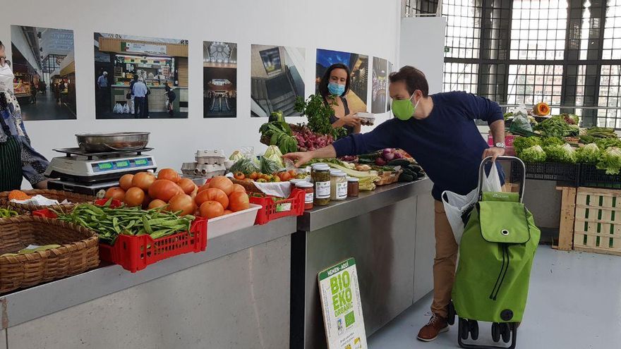De compra en el mercado