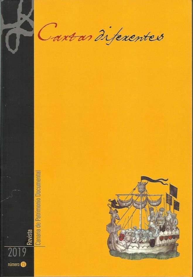 Portada de 'Cartas Diferentes: Revista Canaria de Patrimonio Documental'.