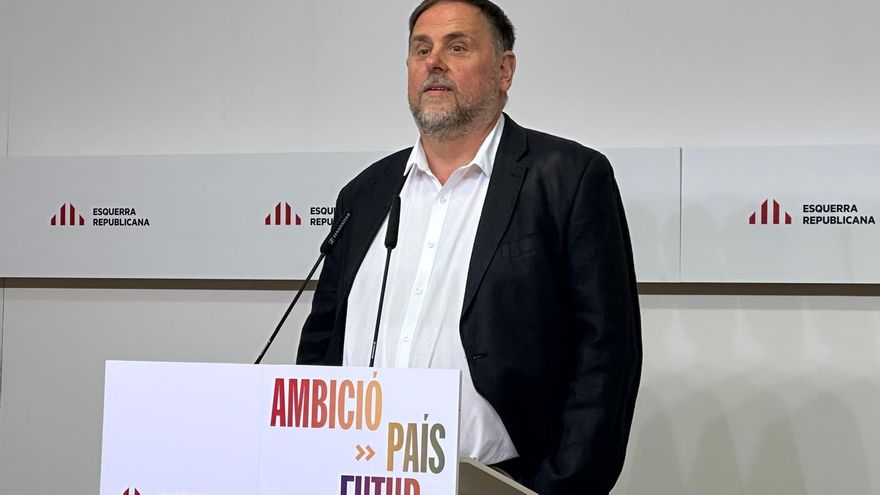 El presidente de ERC, Oriol Junqueras