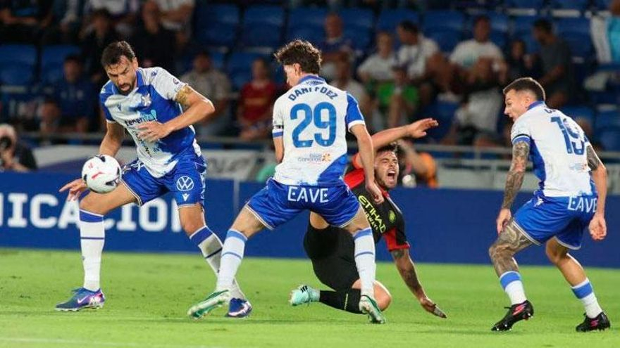 El gol de Gallego resucita el ánimo del Tenerife