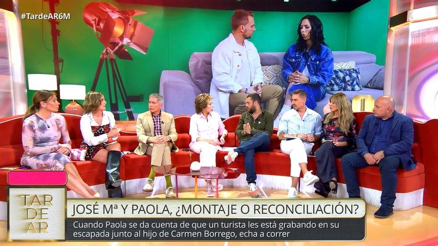'TardeAR' destapa el posible montaje del hijo de Carmen Borrego mientras él trabaja en Telecinco