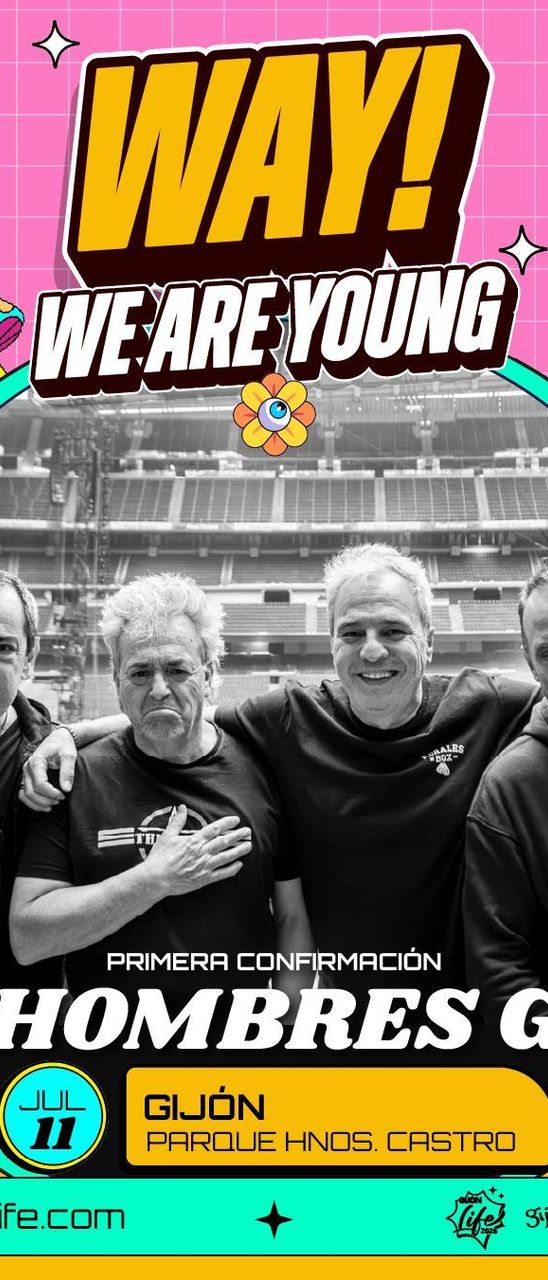 El cartel de Los Hombres G.