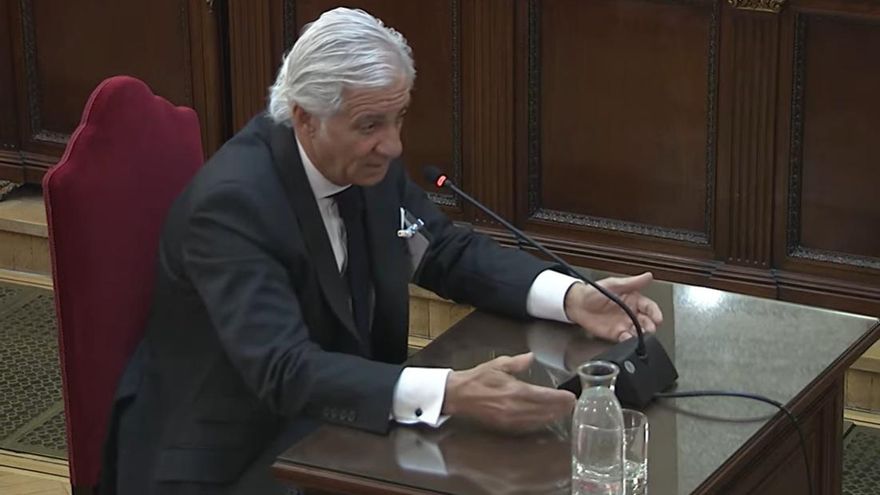 El ex director gerente de Logirail, empresa filial de Renfe, Óscar Gómez Barbero, en el juicio del caso mascarillas en el Tribunal Supremo