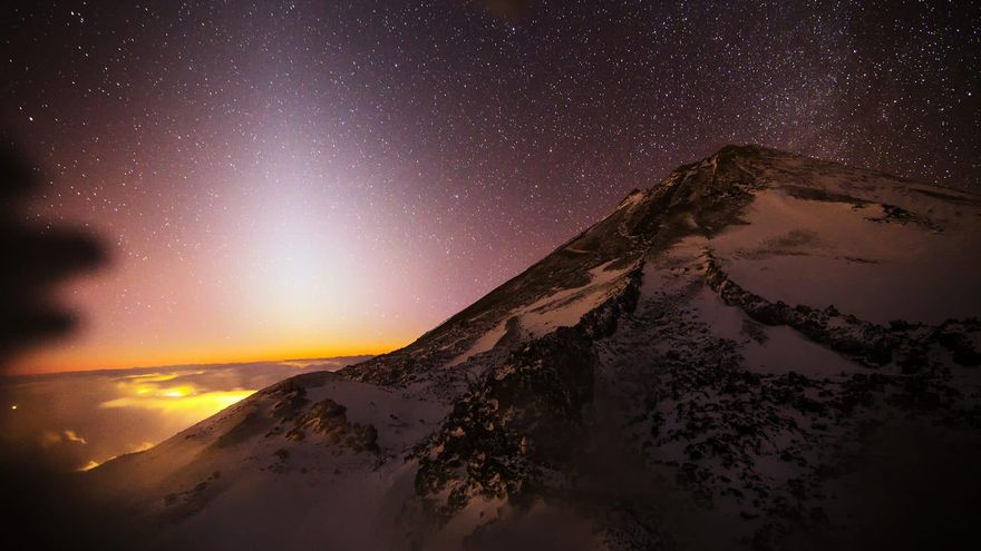 Anochece en el Teide