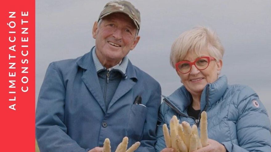 Cruz Roja dedica un episodo de su serie 'Un paisaje en la cazuela', al espárrago de Navarra, de la mano de la chef Pilar Idoate