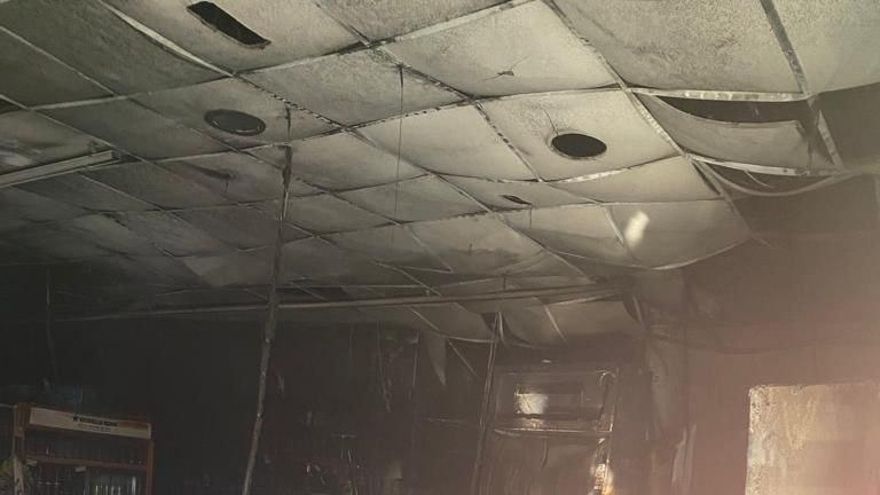 Así quedó el Spar III tras el incendio. / FOTO: CEDIDA