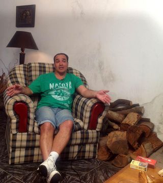 Mario Vitette, ya liberado, en su casa de Uruguay en 2013.