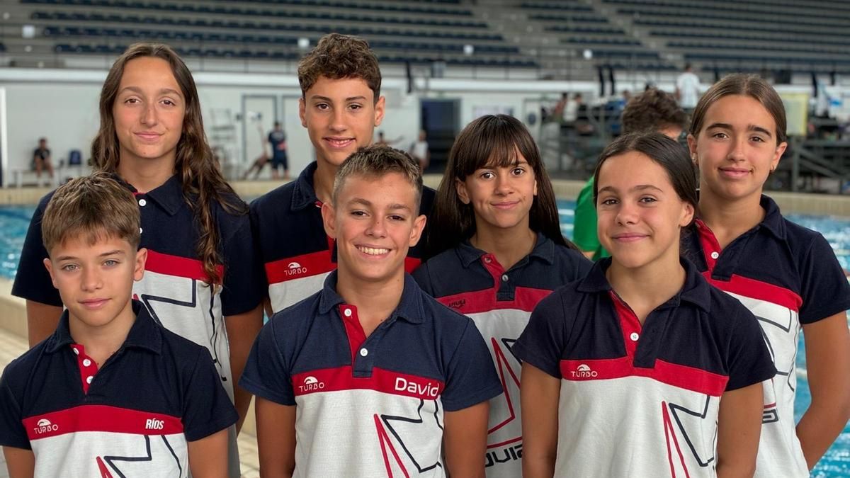 El Navial sonríe en Cádiz: ocho medallas en el Campeonato de España alevín
