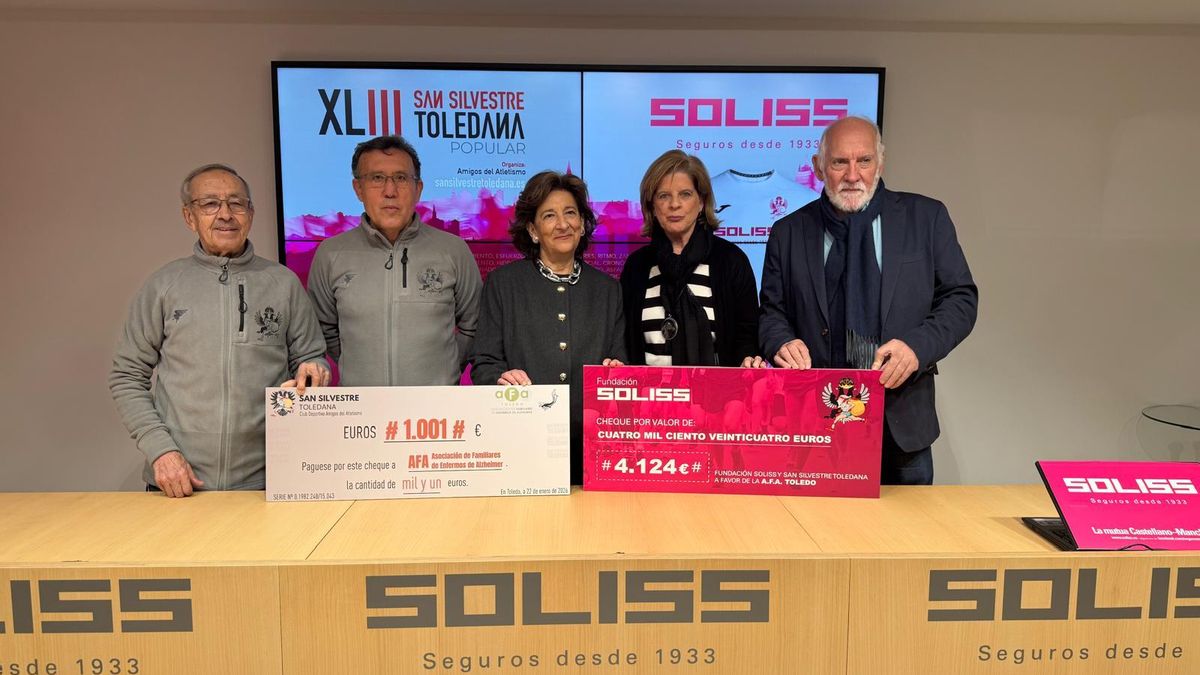 Fundación Soliss dona más de 4.000 euros a familiares de enfermos de Alzheimer de Toledo