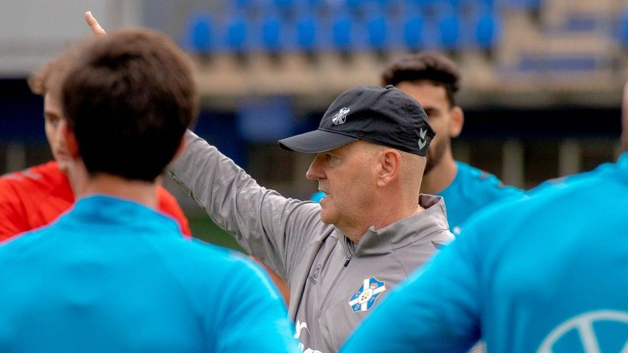 Mel quiere un Tenerife “con mucha vitalidad y mucha energía”