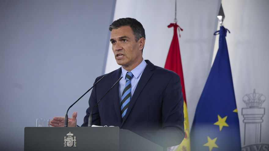 El presidente del Gobierno, Pedro Sánchez