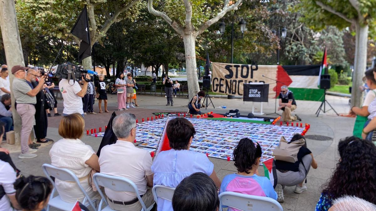 Homenaje a los periodistas asesinados en Gaza