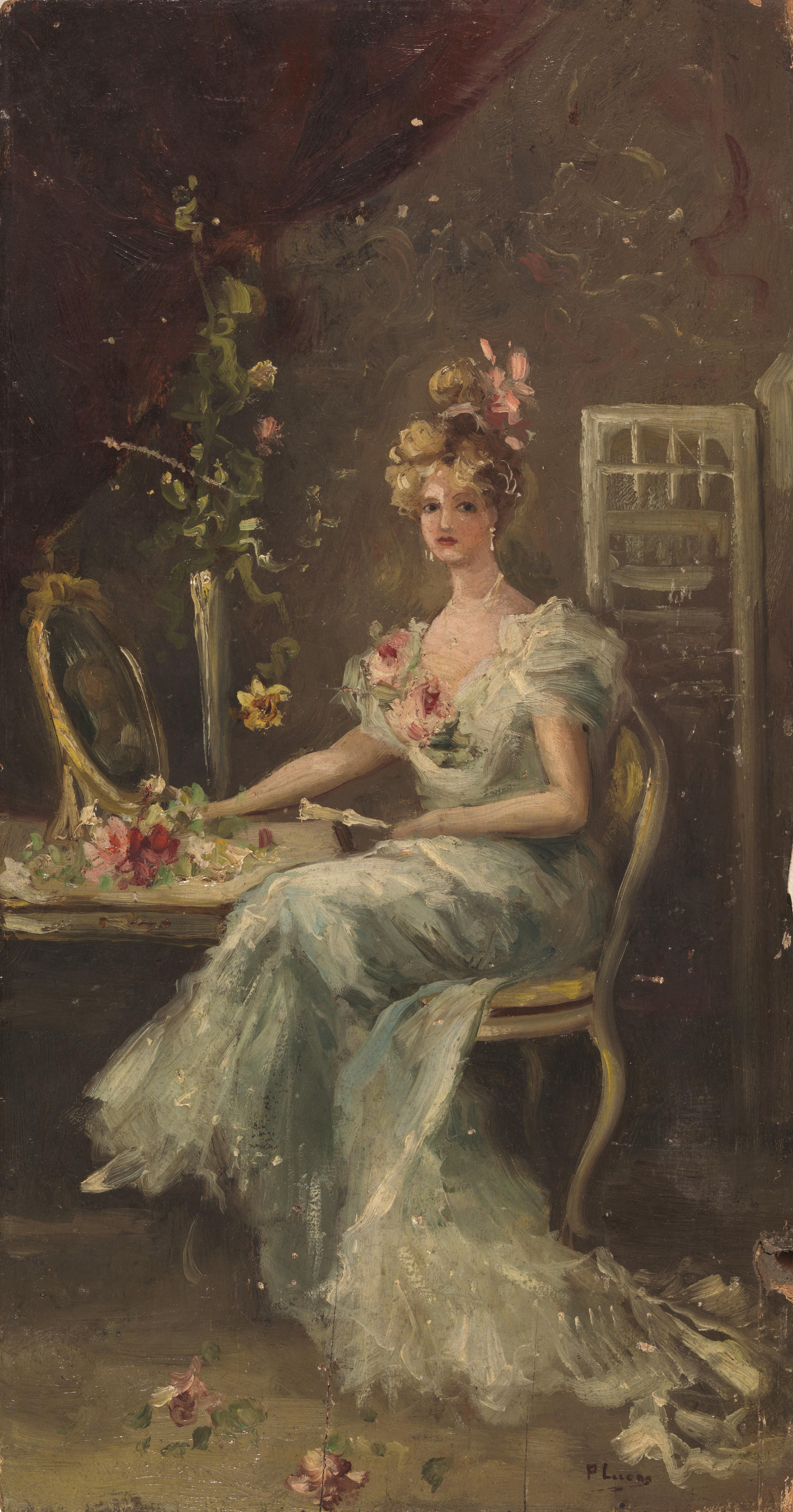 'Retrato de una dama', de Jean-Louis-Meissonier