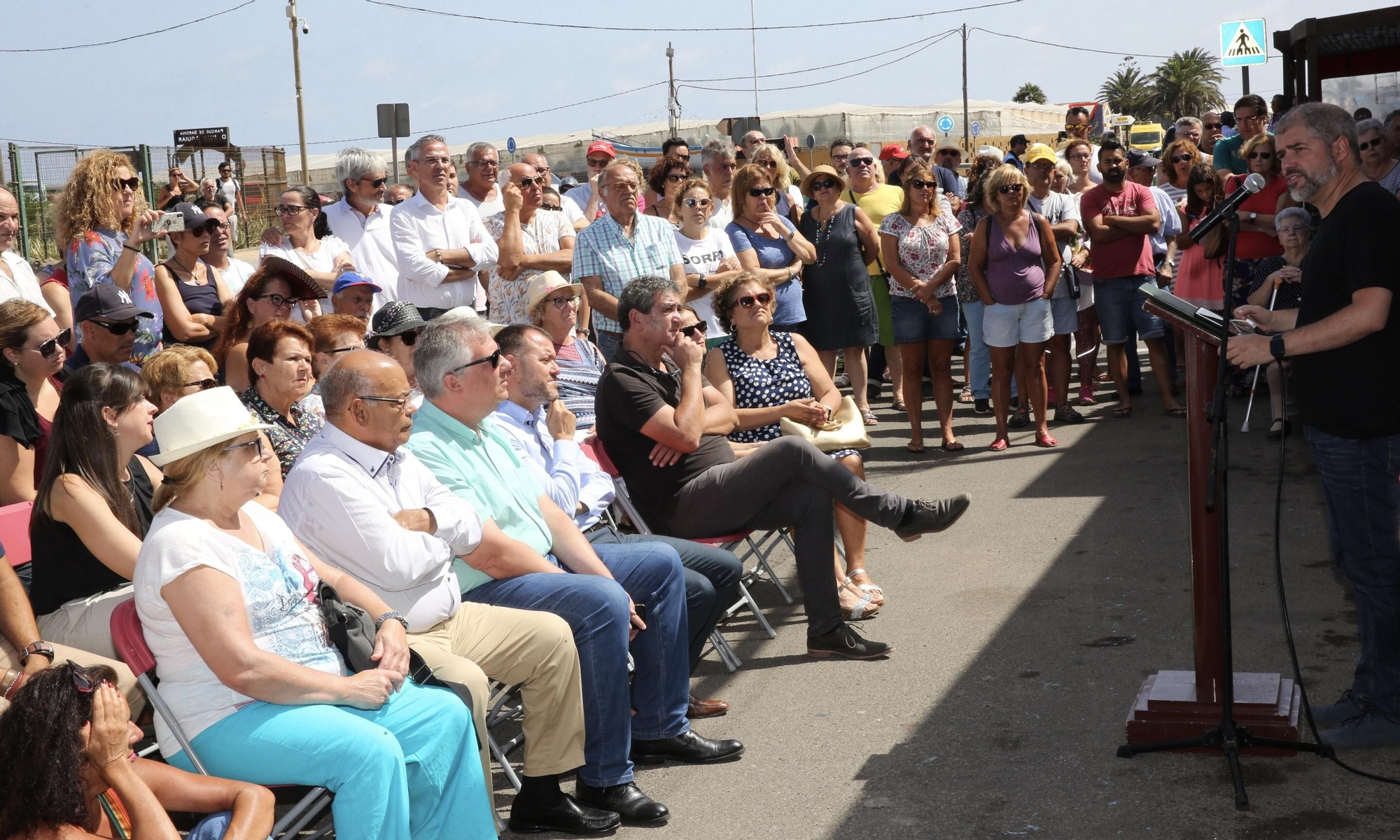 Homenaje a las personas detenidas y heridas en los Sucesos de Sardina del Norte.