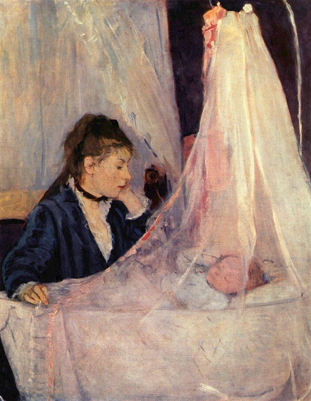 La Cuna, de Berthe Morisot.