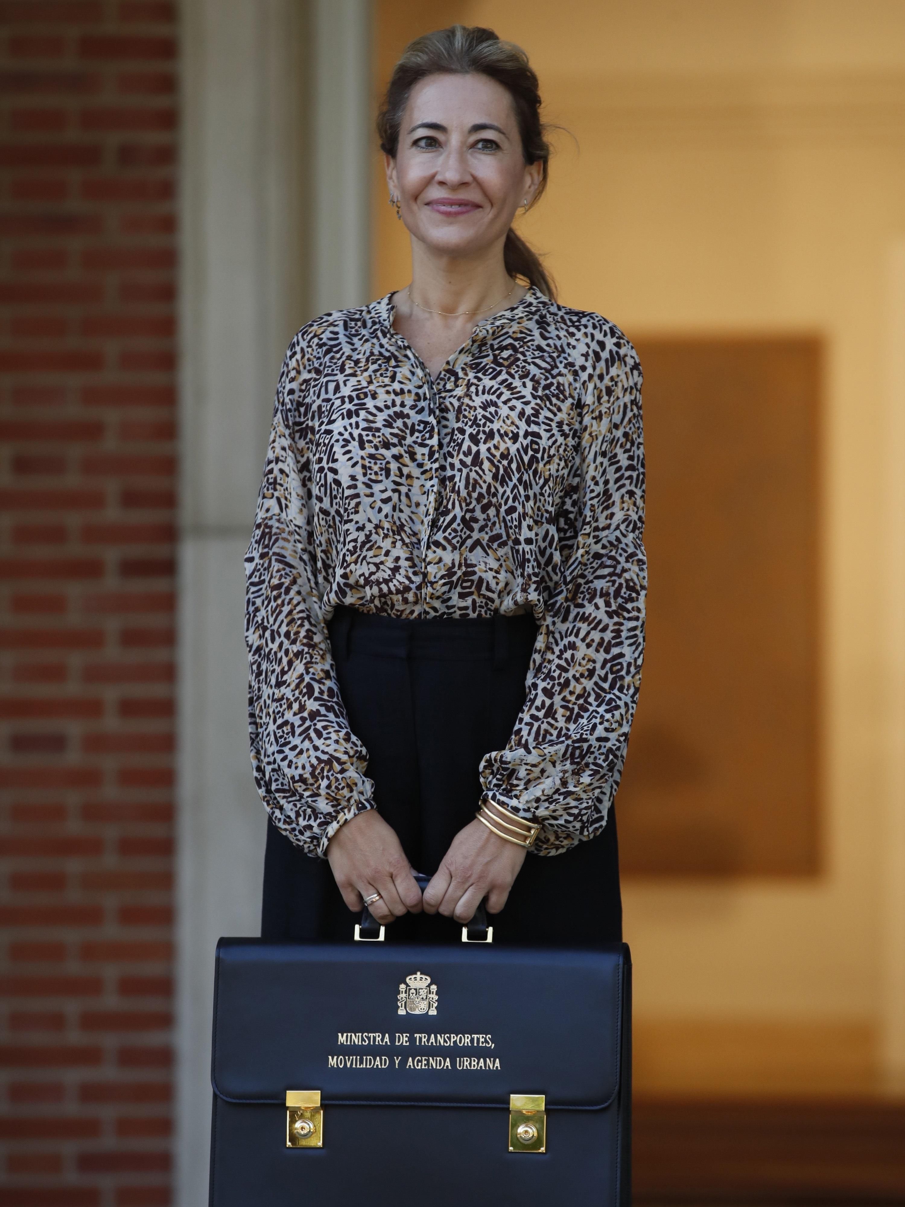 La nueva ministra de Transportes, Movilidad y Agenda Urbana, Raquel Sánchez, alcaldesa de la población barcelonesa de Gavá